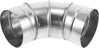 90 Degree Galvanized Iron Stove Chimney Pipe Elbow, 150mm