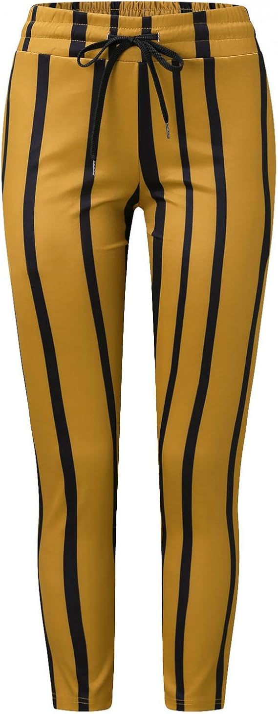 Amazon ジョガーパンツ メンズ スウェット パンツ ストライプ柄 ストレッチ パンツ ゆったり カジュアル トレーニングウェア スリム 細身 ジャージ 美脚 伸縮性 ボトムス チノパン ポケット ヒップホップ スキニー カラーパンツ メンズ Teshalay ロングパンツ 通販