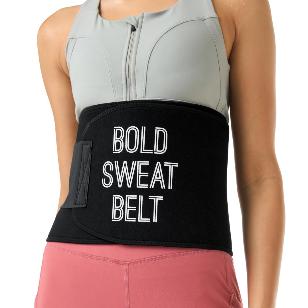 Boldfit Sweat Belt for Women Fat Burner Made of Neoprene for Waist & Tummy Exercise, Sweat Belt for Men & Women for Fat Loss