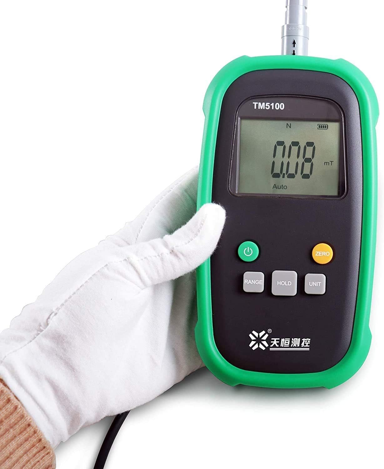 Digital Tesla Meter Gauss Meter Tester Magnetic Field Measuring Instrument With 2% 2 Percent Accuracy High Sensitivity Low Drift Metal Probe