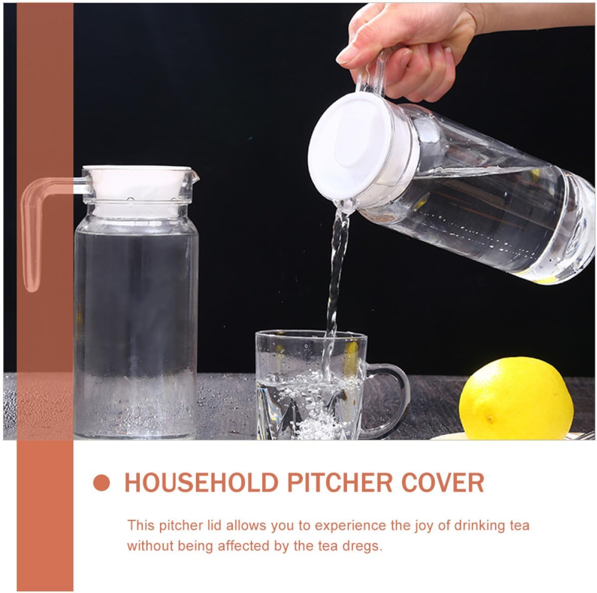 6pcs Multi Function Pitcher Lid Replacement for Water Jugs