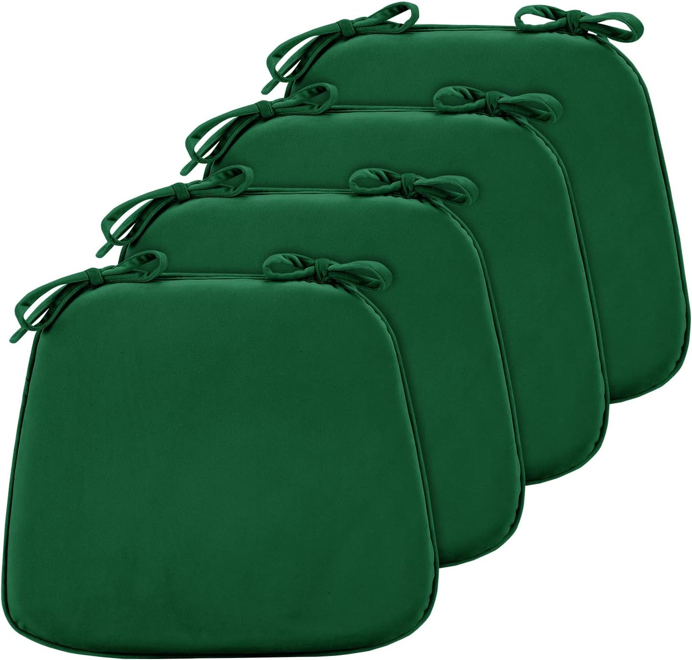 LOVTEX Chair Cushions for Dining Chairs 4 Pack 17"x15"x1