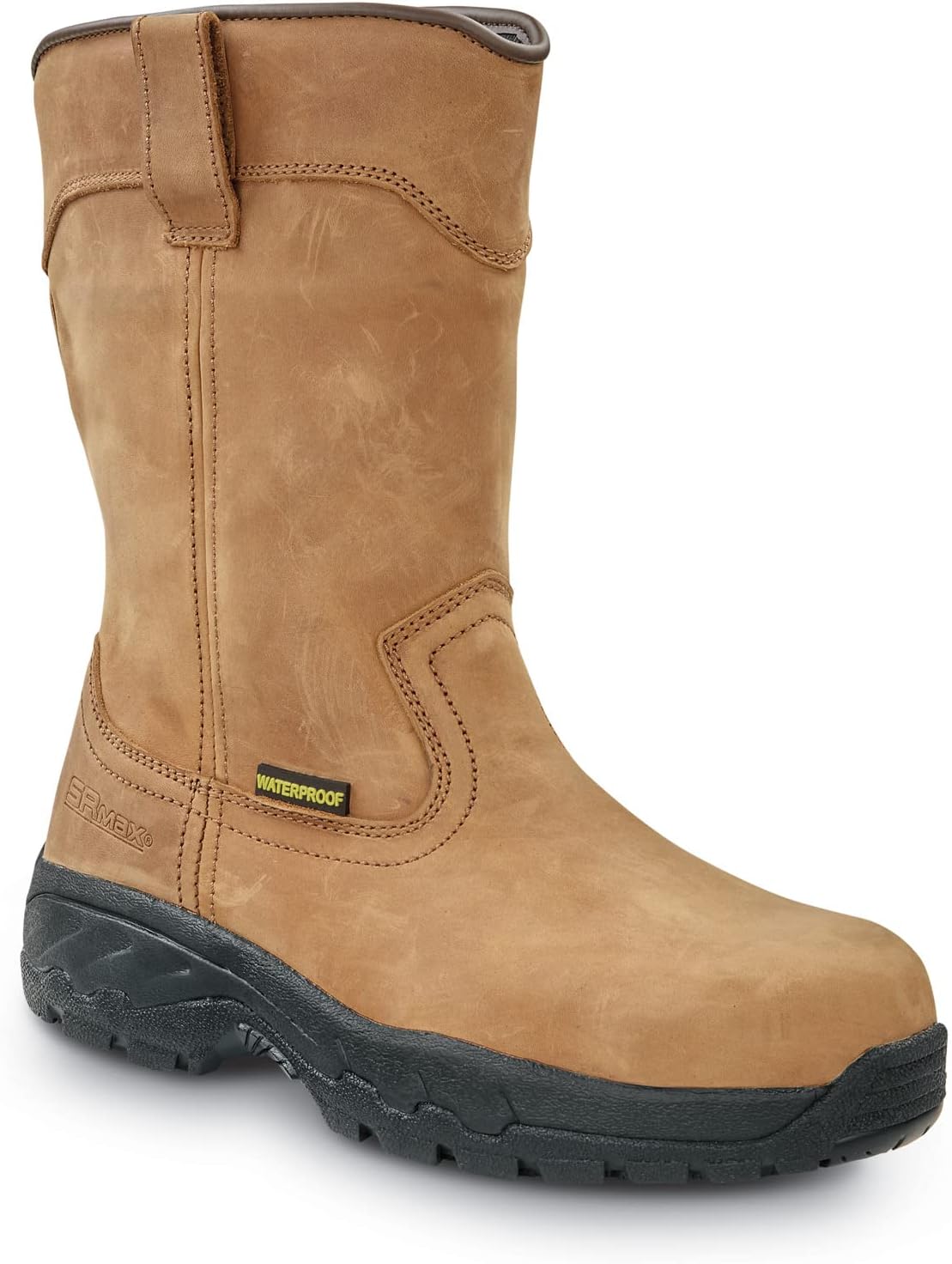 SR Max Midland, Men's, Brown, Wellington Style, Comp Toe, SD, Waterproof, MaxTRAX Slip Resistant, Work Boot - Image 2