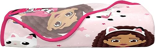 Miniatura 7 de Franco Gabby's Dollhouse - Juego de ropa de cama para niños súper suave, juego de sábanas y manta