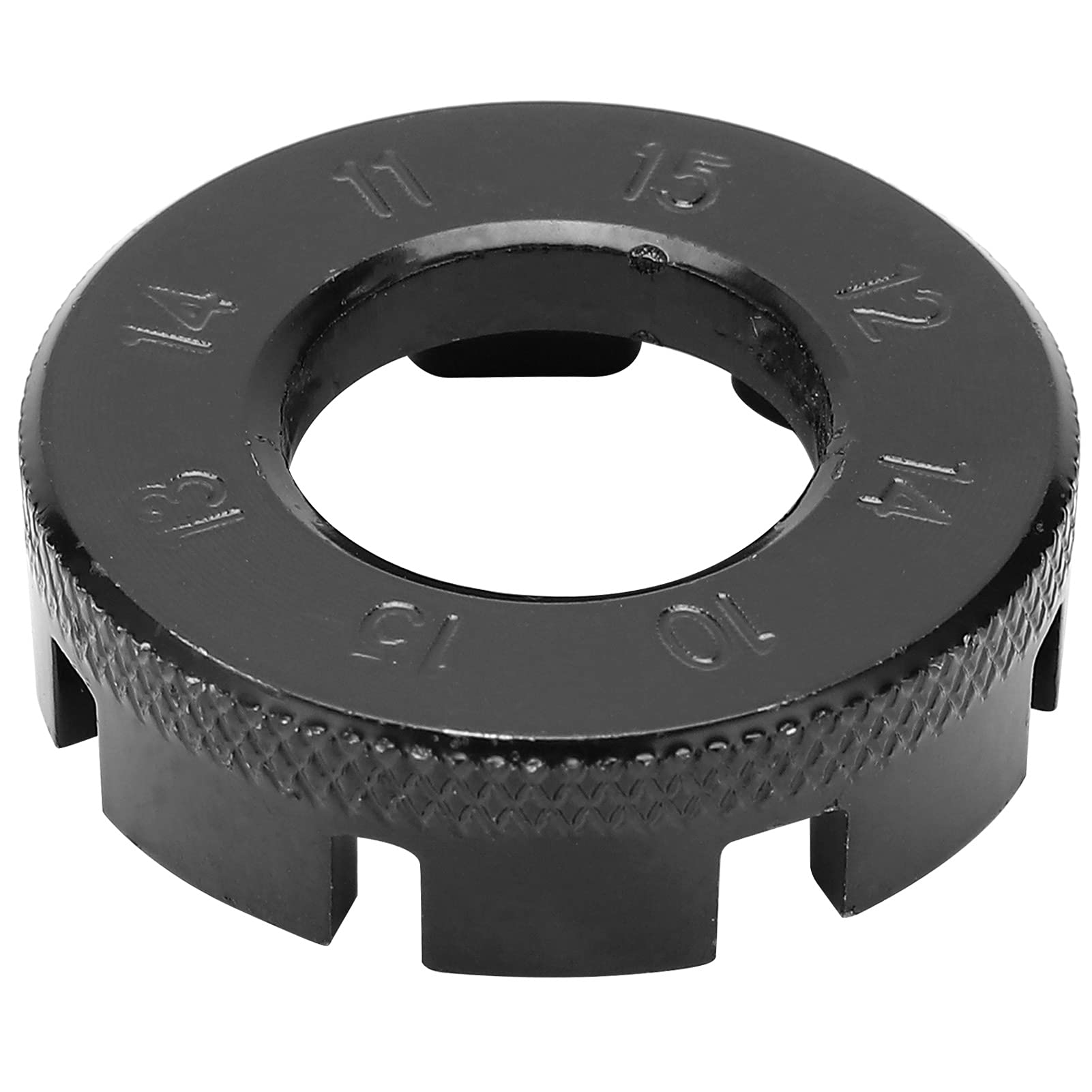 Yosoo Bike Spoke Wrench, Bike Pedal Wrench 8 Way Spoke Wrench Bike Spoke Nipple Key Bike Wrench Wheel Rims Truing Spanner Repair Tool (Black)