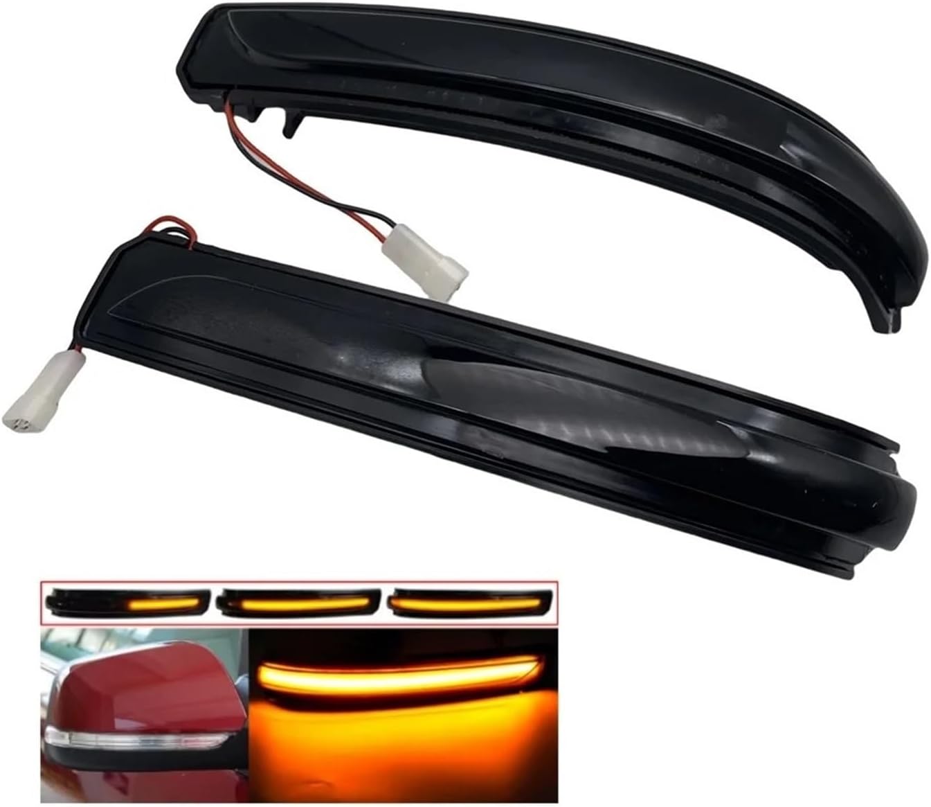 ウインカー のためにABクラス W169 A160 W245 2008-2012 LEDダイナミックフェイスリフトサイドミラーターン