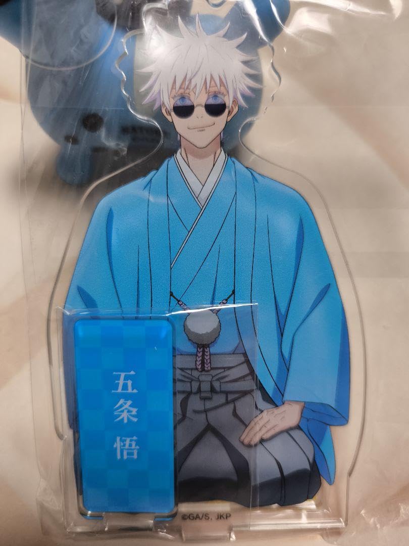 五条悟 缶バッジ 着物 KITTE 懐玉 玉折 ニューイヤー 呪術廻戦 中古】