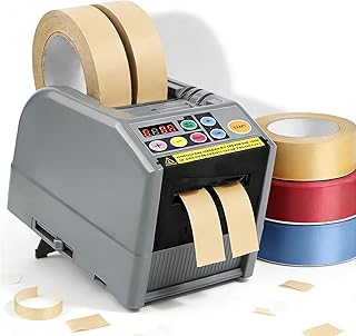 Cortador Automático de Dispensador de Cinta, Máquina Cortadora de Cinta Eléctrica Máquina Cortadora Automática de Cinta,...