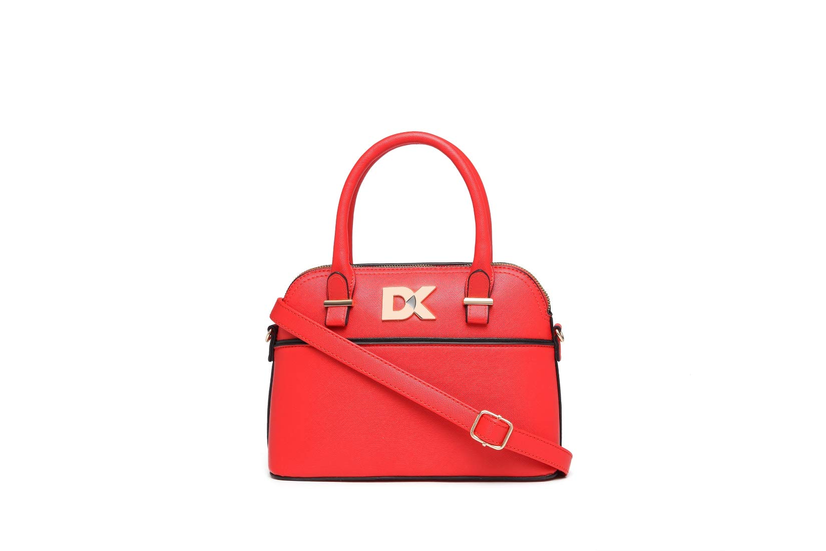 Diana Korr Faux Leather Women & Girls Handbags Purse, Stylish Fashion Shoulder & Crossbody Bag With Long Strap (Red) (B0CWD4YB33) Amazon Price History, Amazon Price Tracker