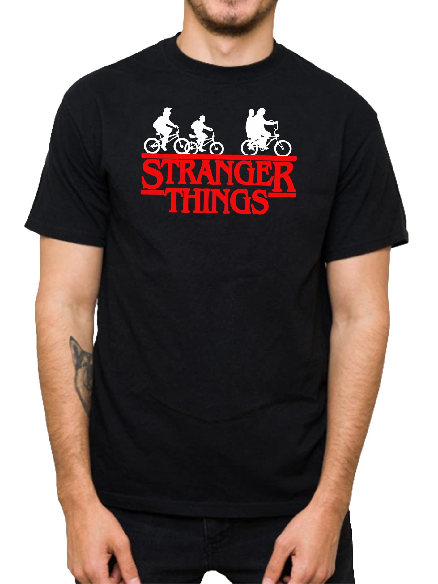 HD RAPID DESIGN Printed Men's Regular Fit Round Neck Black Tshirt/Shirt Half Sleeve Cotton T-Shirts-L