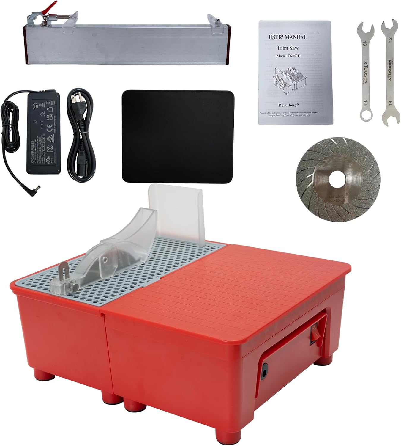 Electric Bottle Cutter Glass Bottle Cutter, Glass Stone and Brittle hard materials Cutting, Trimming, Sawing with diamond coated saw blade Deruilong
