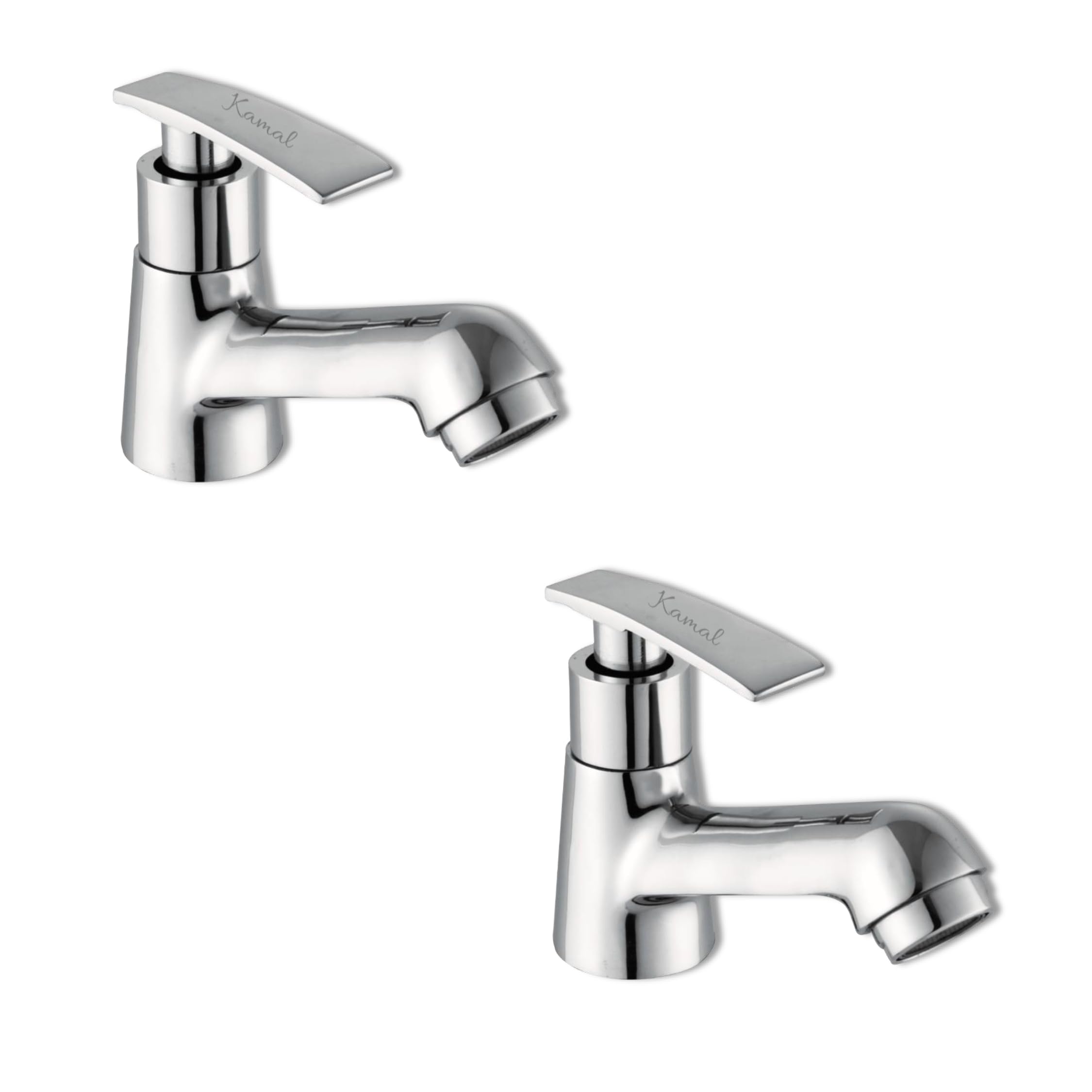 Kamal Irene Brass Bathroom Tap - Chrome Finish -10