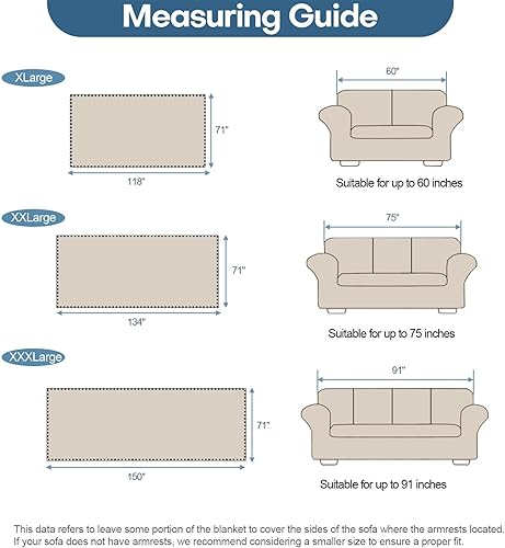 Miniatura 25 de Funda de sofá impermeable para mascotas, extra ancha, resistente al agua, lavable, para 3 cojines, a prueba de arañazos, para perros y gatos, 95 x