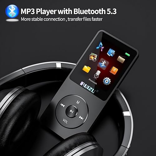 Miniatura 2 de Reproductor Mp3, Ruizu X02 Ultra Slim Music Player FM Radio Grabadora de voz, Reproducción de video, lectura de texto, 80 horas de reproducción