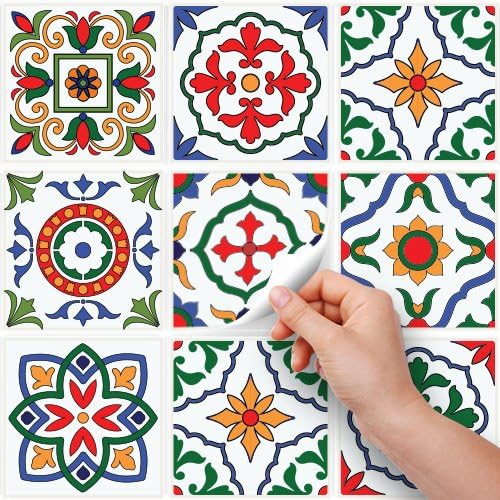RE-COVERTILES, Tile Stickers for Bathroom and Kitchen 24 Pcs 10x10 cm - Image 3