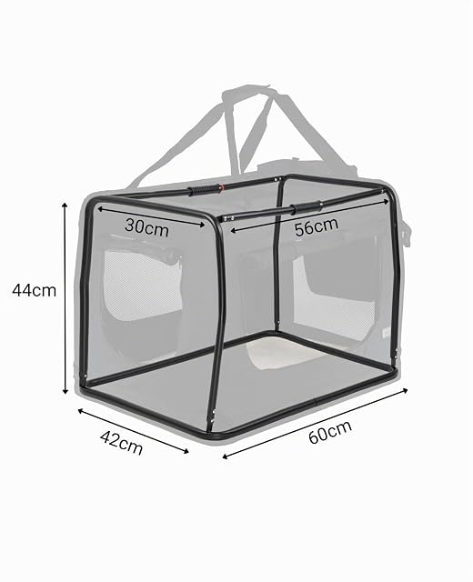 Foto 5 de 7 de lionto Transportín para Perros Bolsa transportín para Perros Transportín Plegable Autobox Bolsa para Animales…