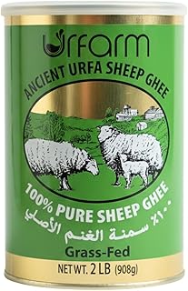 URFARM Sheep Ghee, 100% Grass-Fed Awassi Sheep Milk, Traditional Mesopotamian Clarified Butter, Lactose-Free, Keto & Paleo Friendly (Pack of 1, 32.0, Ounce)