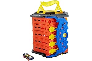 Hot Wheels Roll Out Raceway Track Set for Toddlers 1-3 Years Old
