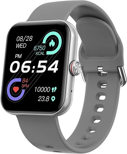 Crossbeats Ignite S3 Bluetooth Calling Smart Watch, 1.7″ Large IPS Display, Full Touch Smart Watch, Women’s health Monitor, Stress Monitor, Blood…