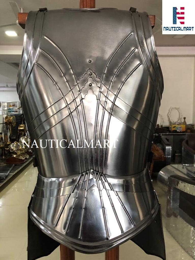 NauticalMart Medieval Renaissance Armor Steel Breastplate - Halloween Wearable Costume LARP