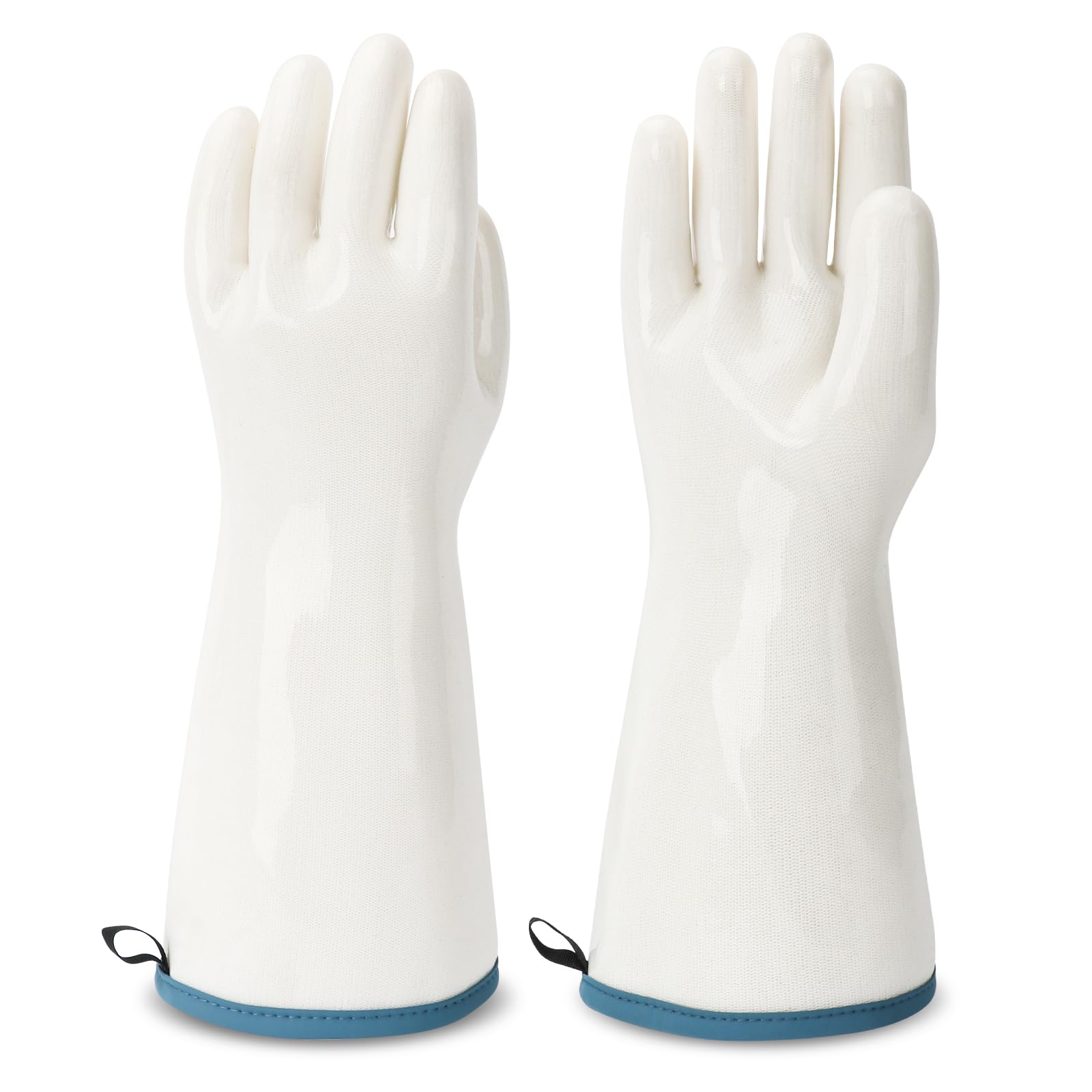 Guanti in silicone resistenti al calore guanti da forno guanti da barbecue DPI riutilizzabili guanti per la pulizia dei piatti Guanti impermeabili foderati in cotone guanti da cucina per