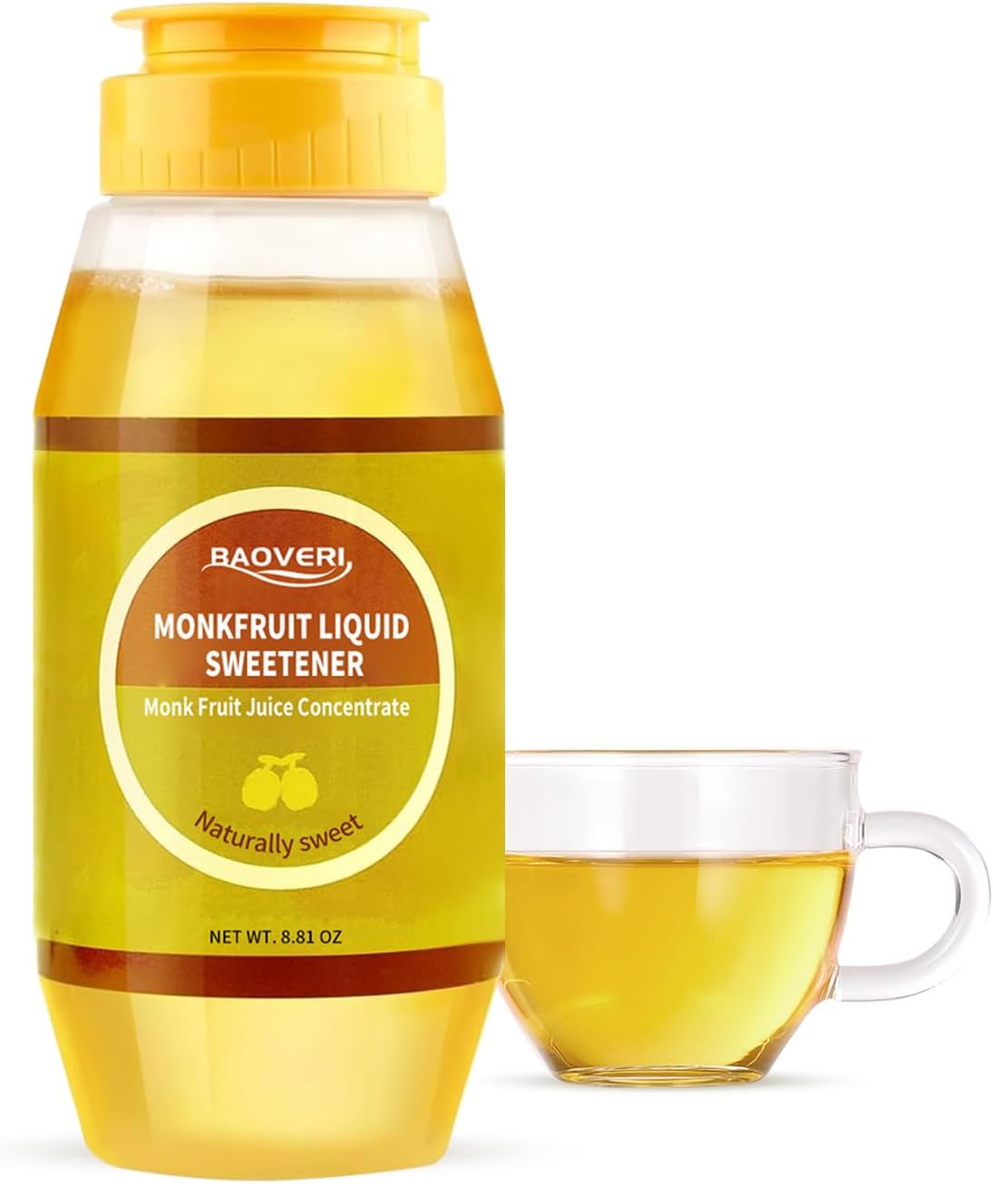 Natrisweet Liquid Monk Fruit Sweetener Drops, 8 fl oz