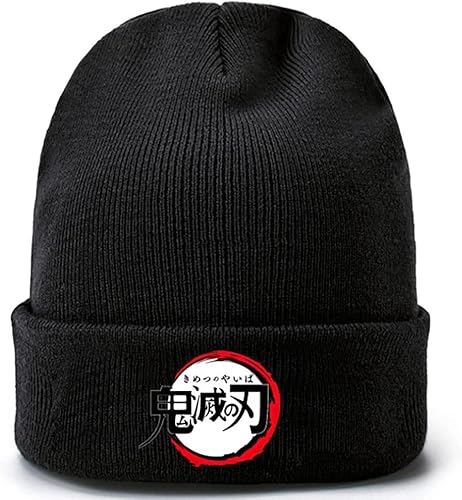 Miniatura 4 de Gorro unisex Kamado Nezuko Anime Gorro cálido de punto suave para los fans Love