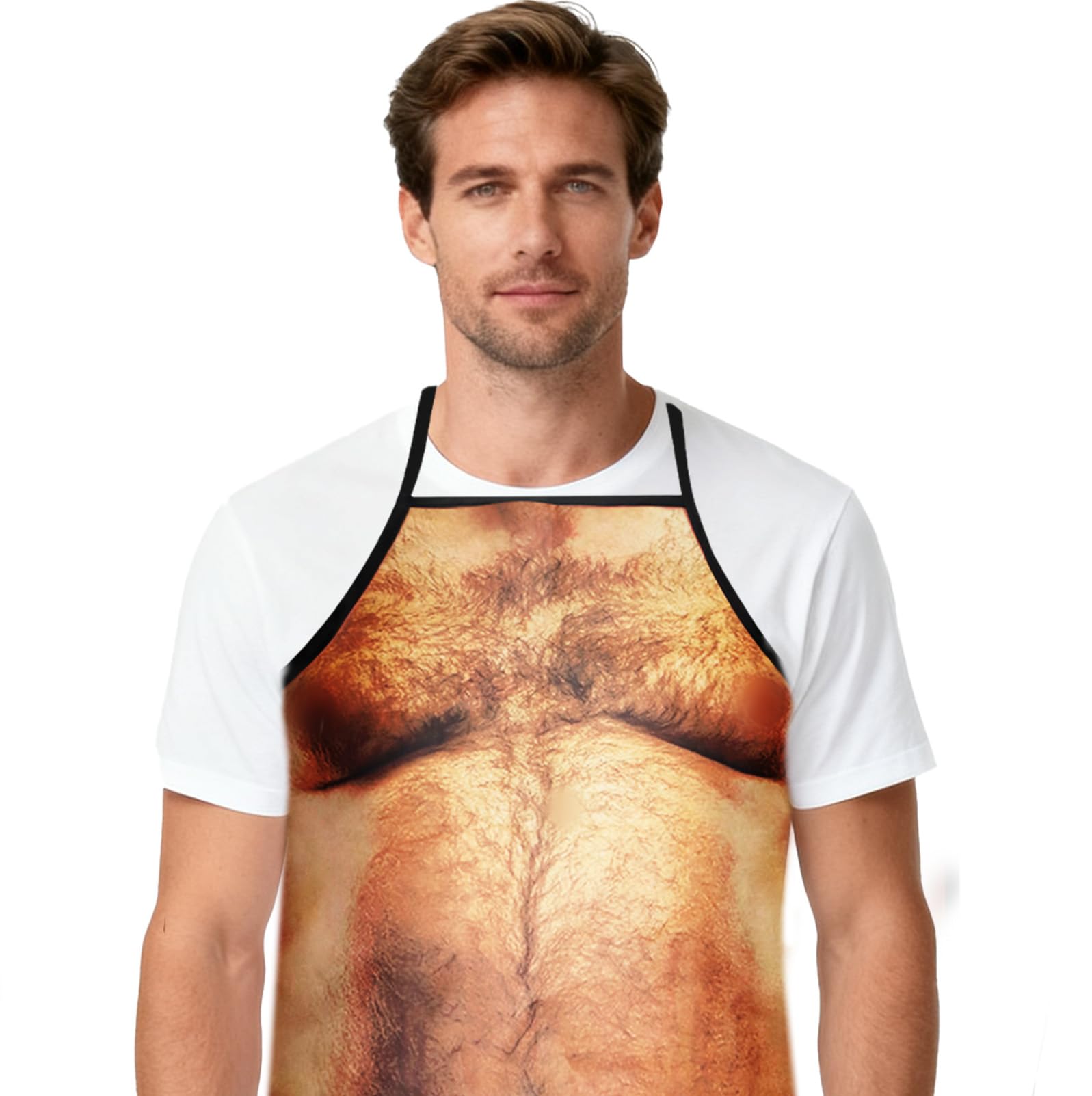 White Elephant Christmas Gifts, Funny Apron Gag Gifts for Men Him Dad Husband Stocking Stuffers Grilling Accessories