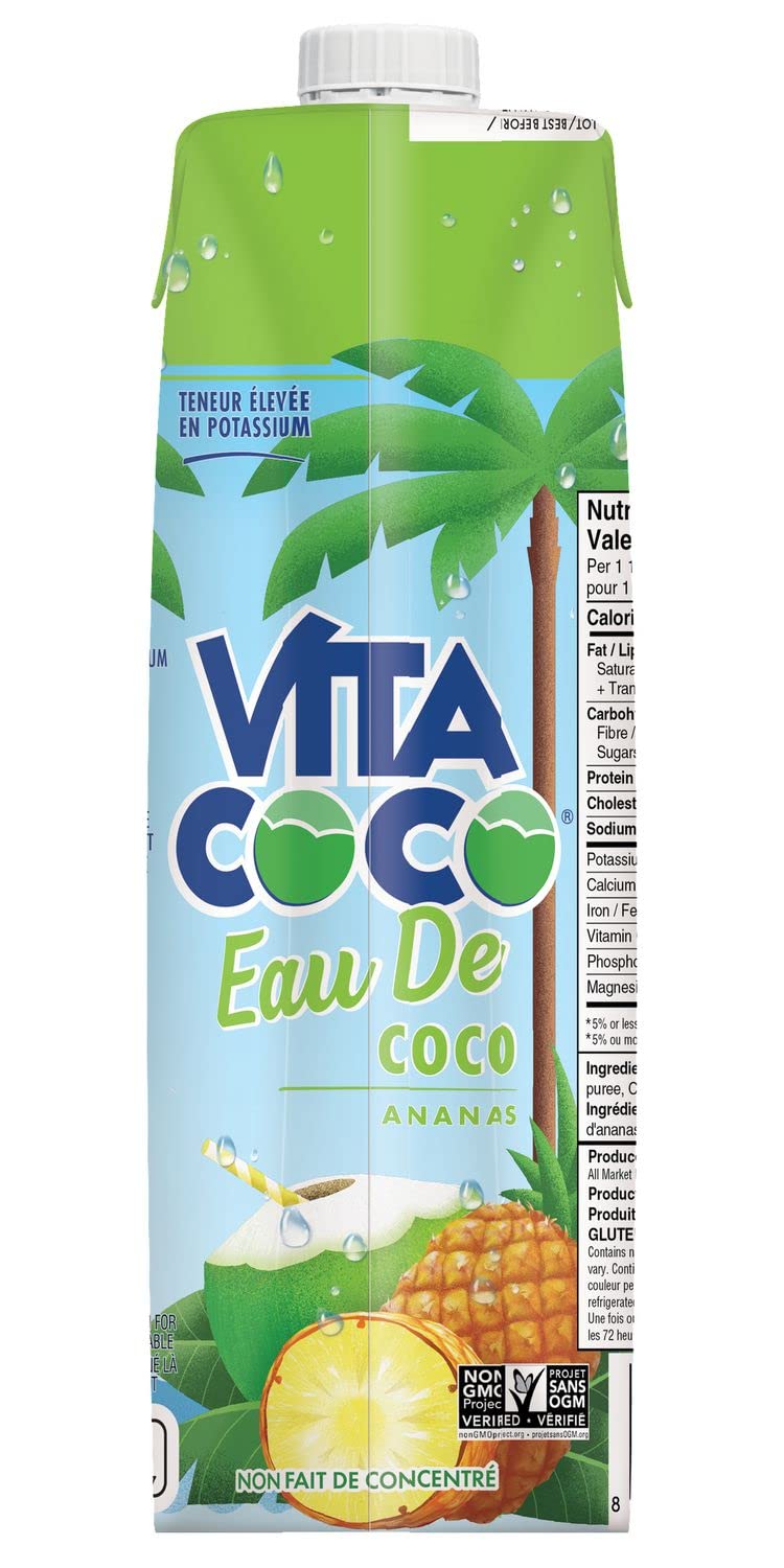 Vita CocoCoconut Water - Pure - 11.1 Ounce (Pack of 12)