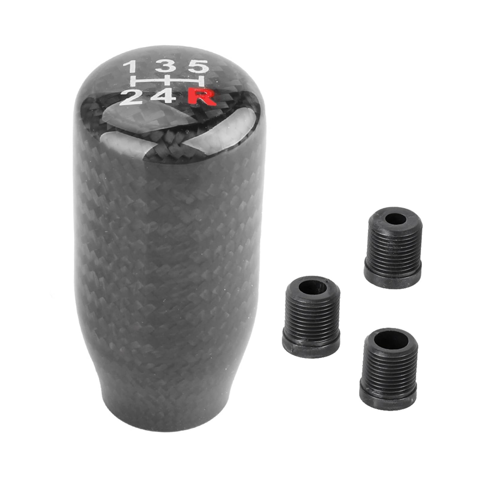 Pomelli leva cambio Leva Del Cambio Manuale Universale A 5 Velocità Con Pomello Del Cambio Cilindrico Con Adattatore Da 8 Mm 10 Mm 12 Mm