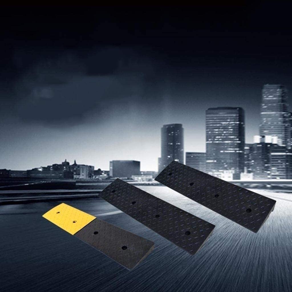 Ramps, Rubber Threshold Ramps Sidewalk Roadside Vehicle Ramps Truck Caravan Loading Ramps 3-10CM (A 100 * 15 * 3cm),Portable ramps (A 100 * 15 * 3cm)