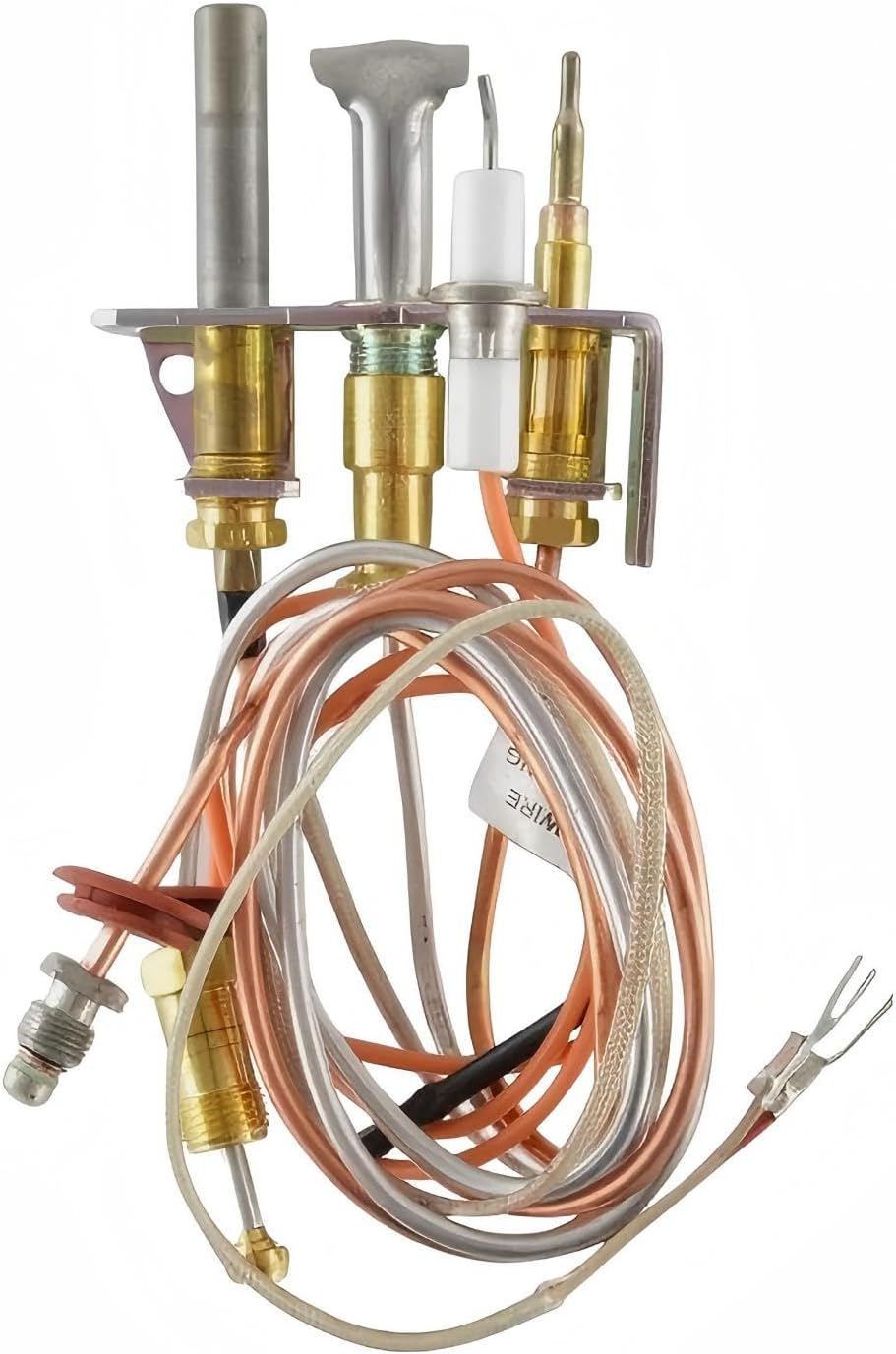 56701 Propane Gas Fireplace Pilot Assembly - for Kozy Heating & Cooling Replacement Parts 56701 932-936 944 SP36 - LPG Fireplace Pilot Thermopile Thermocouple and Electrode - 24" Long