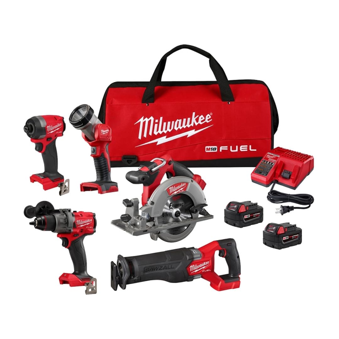 Milwaukee M18 FUEL 5 Tool Combo Kit - Amazon.com