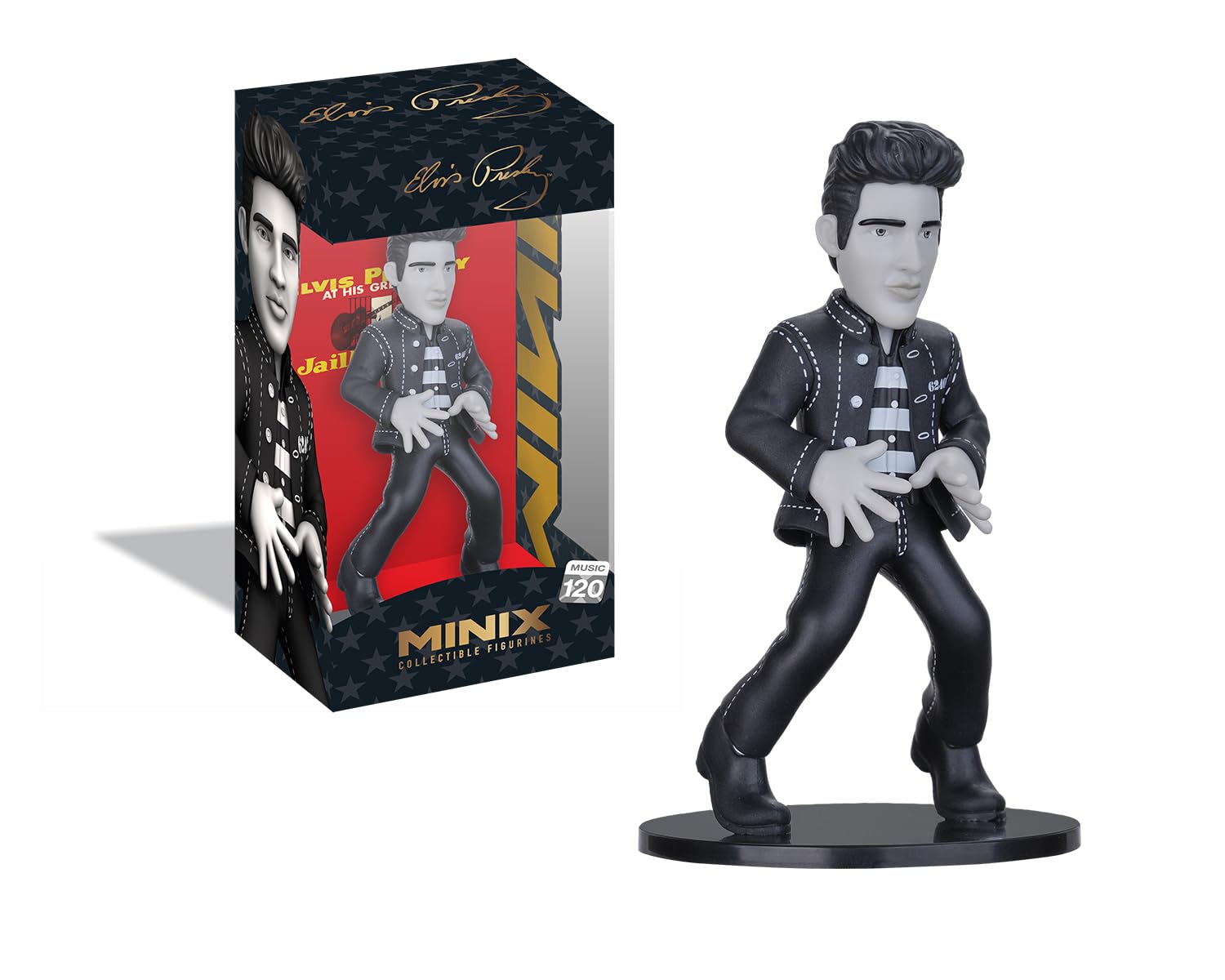 MINIX - Music #120 - Elvis - Jailhouse - Collectible Figure 12 cm