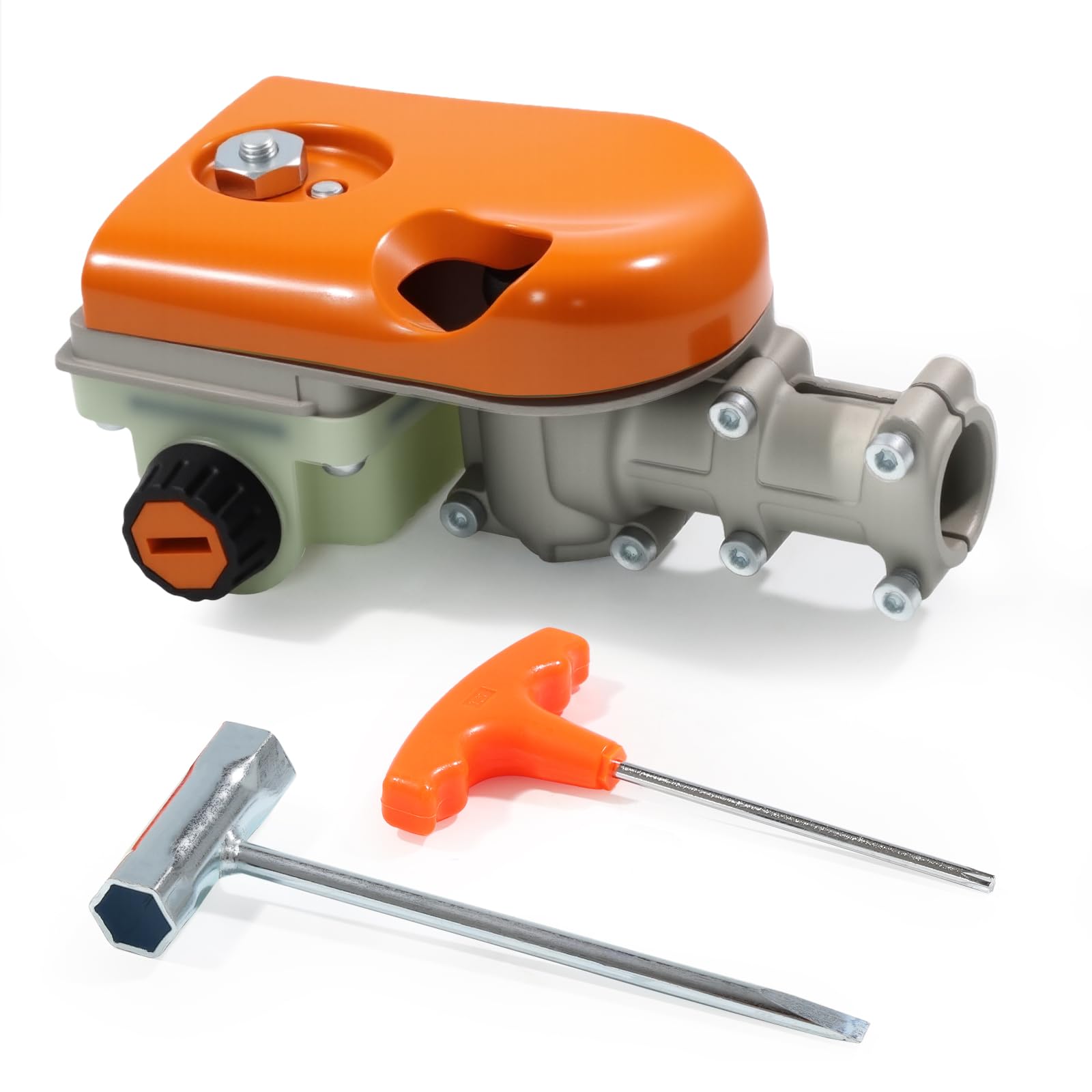 Caja de engranajes para sierra de poste compatible con Stihl HT 75 101 130 131 250 HT73 HT100 KM90 KM110 KM130 WT Piñón de sierra de podadora 3/8-6T cortador de árbol sustituye a 4182 200 0070