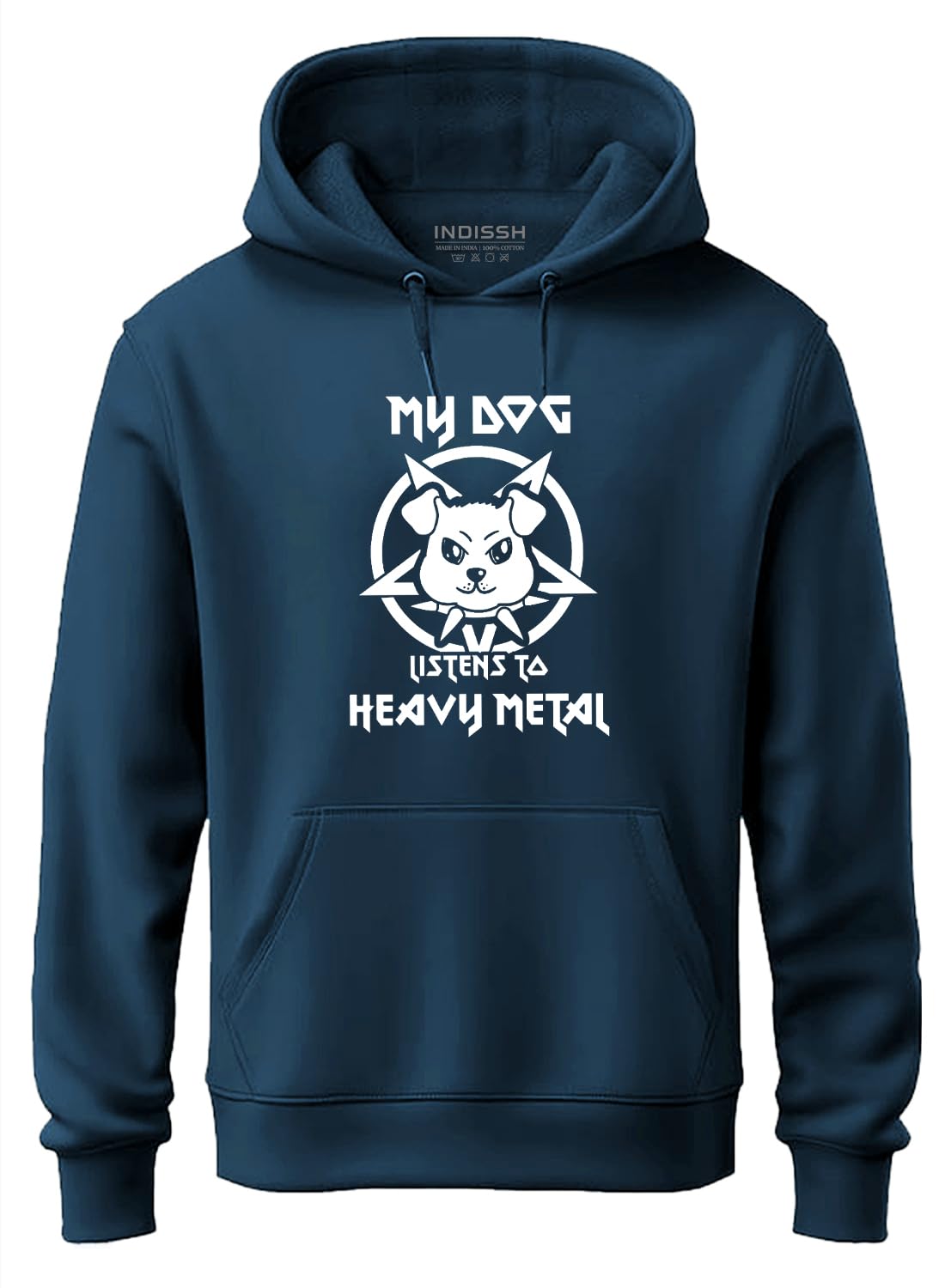 INDISSH Felpa con cappuccio | Felpa con cappuccio unisex con stampa musicale anteriore e posteriore per ragazze e ragazzi MU-GNR2