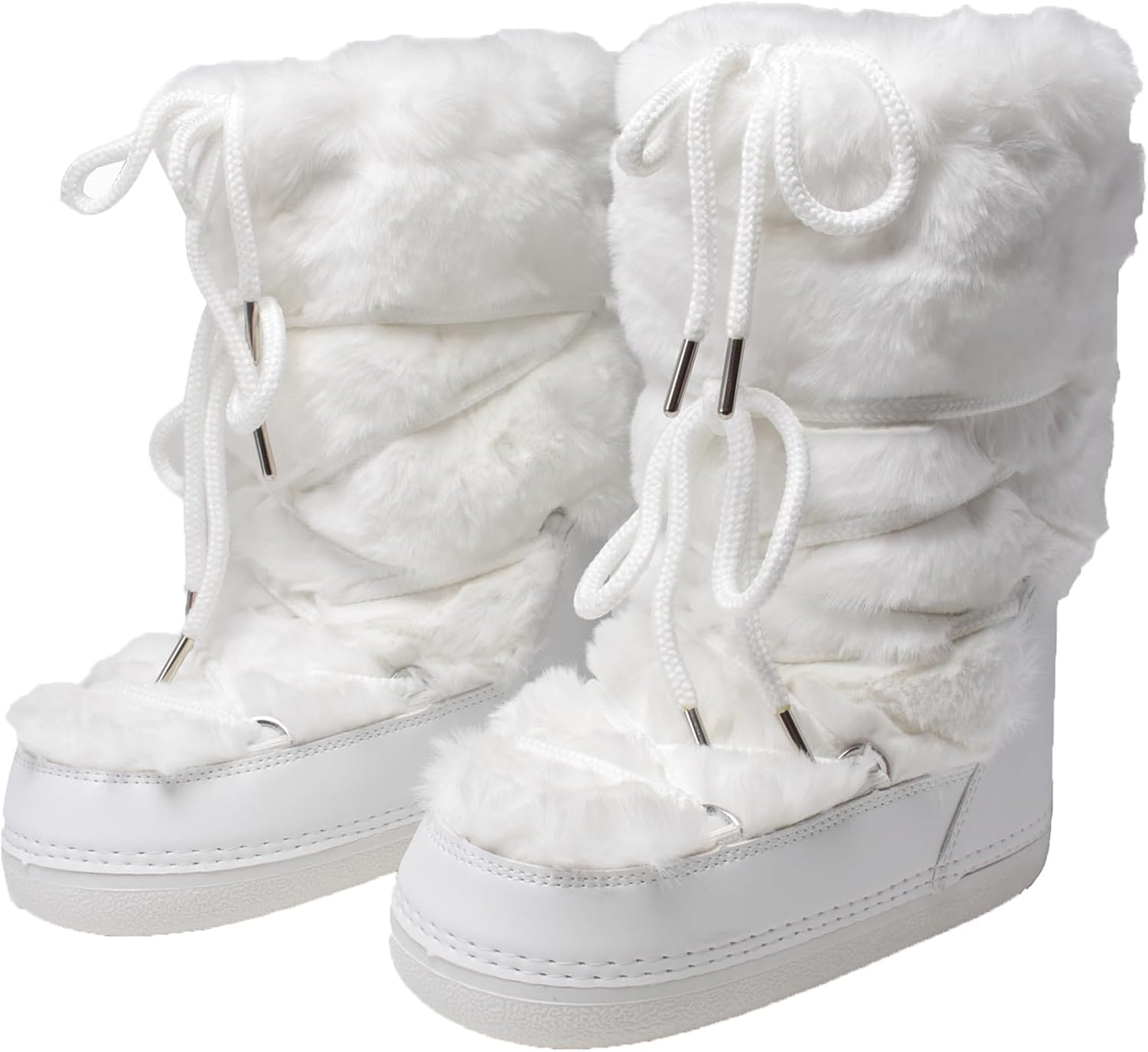 Faux Fur Boots Women - Water Resistant Feature