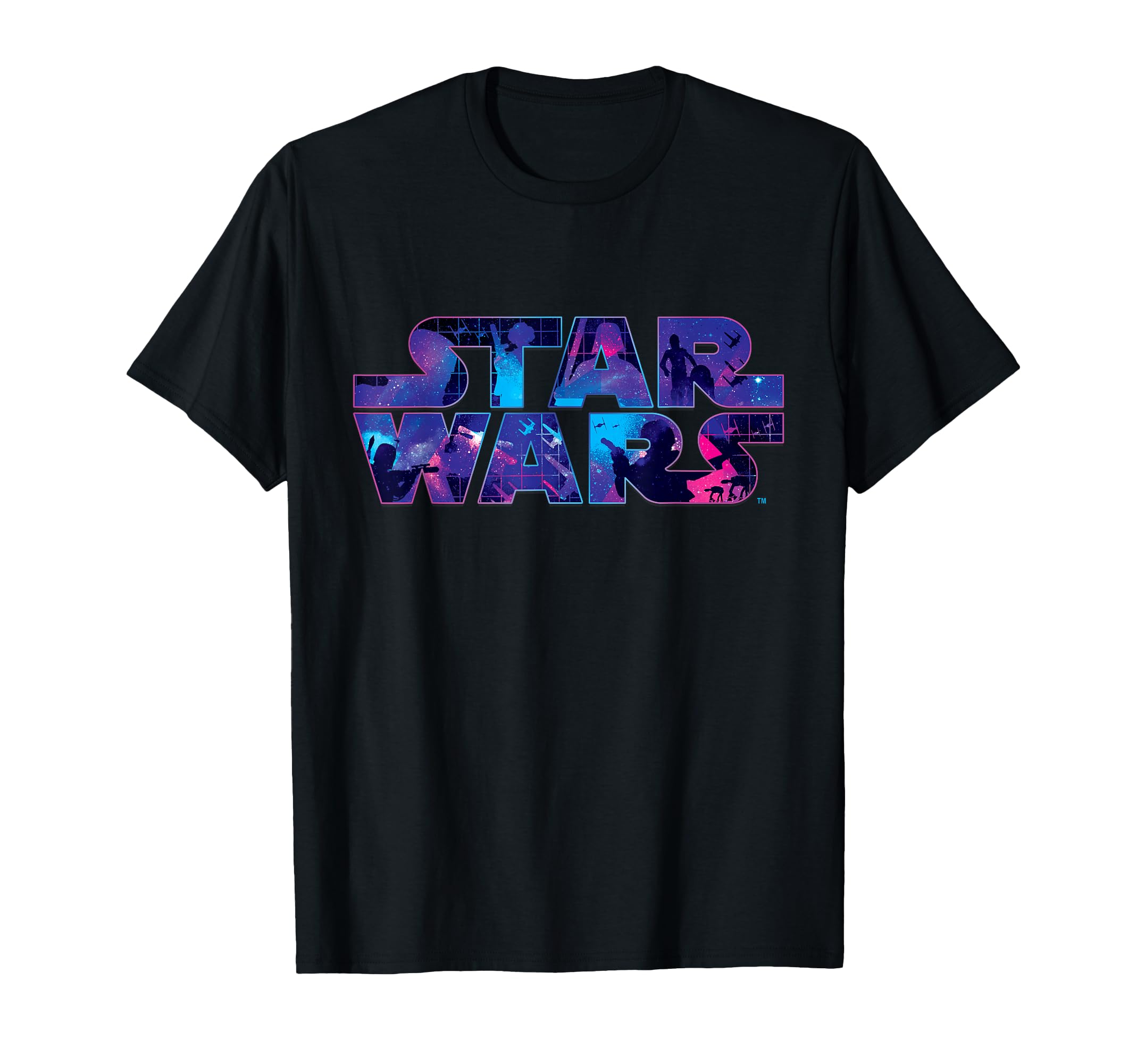 Star Wars Logo Retro 90s Galaxy T-Shirt