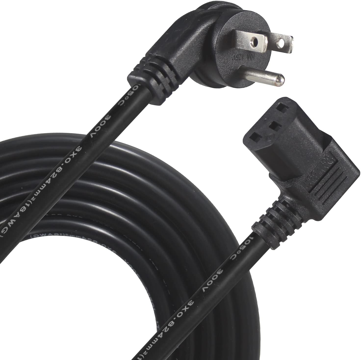 Tripp Lite Standard Computer Power Cord, 10A, 18AWG (NEMA 5
