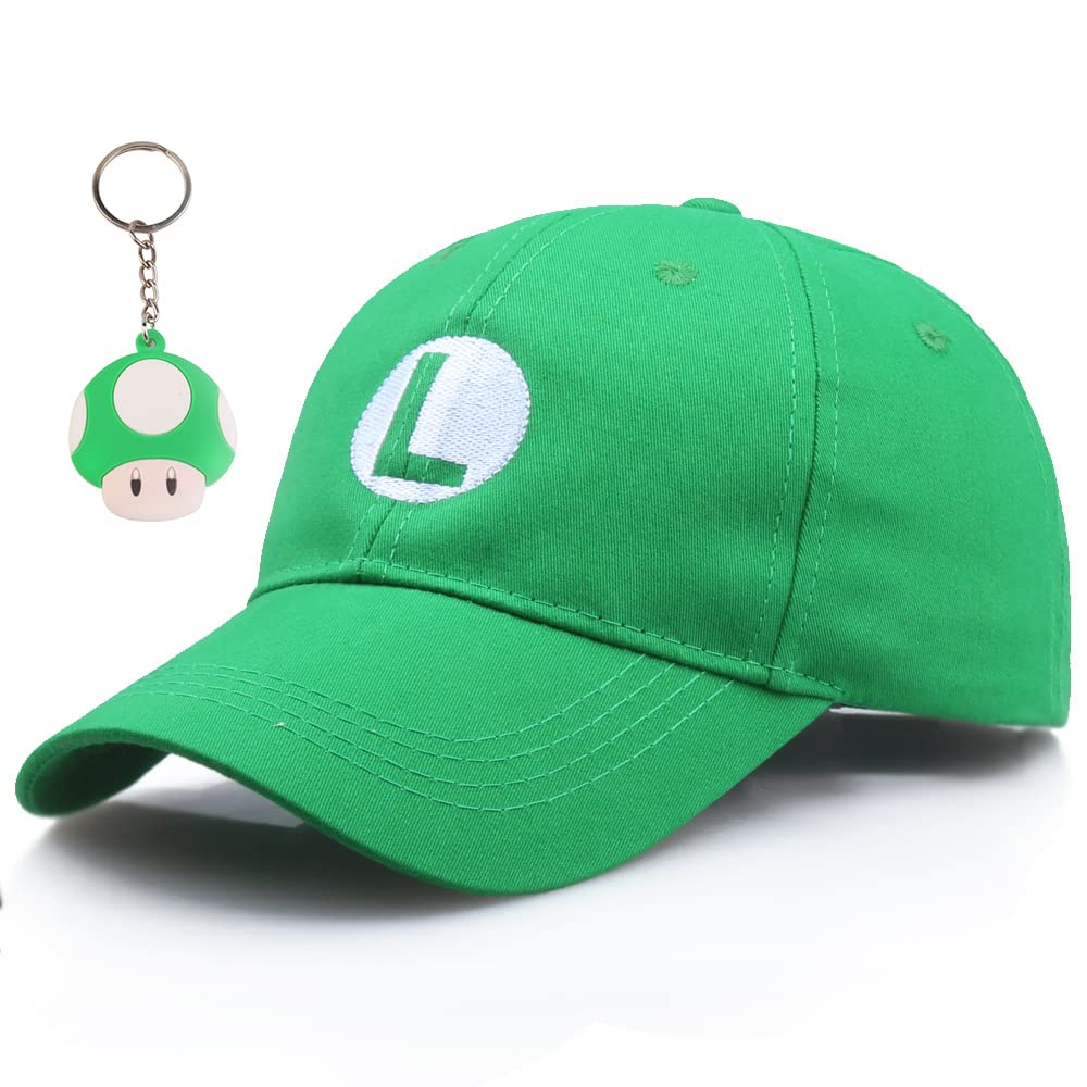 EIKOU New Version Super Mari Bros Unisex Hat Cap Mari Luig Cosplay Hat