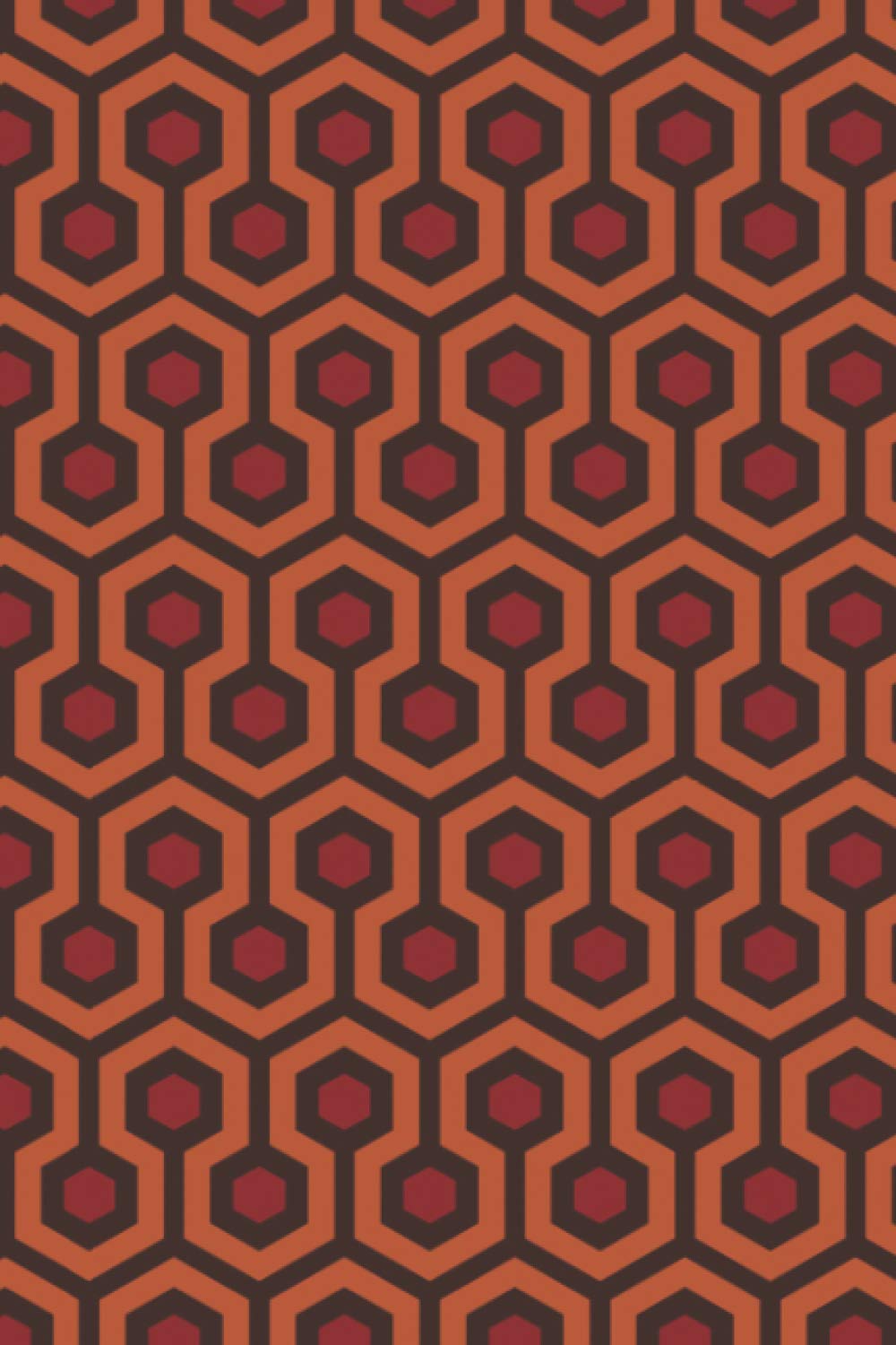 The Overlook Hotel Notebook: 100 page Shining Carpet Pattern Journal Diary Horror Movie Gift