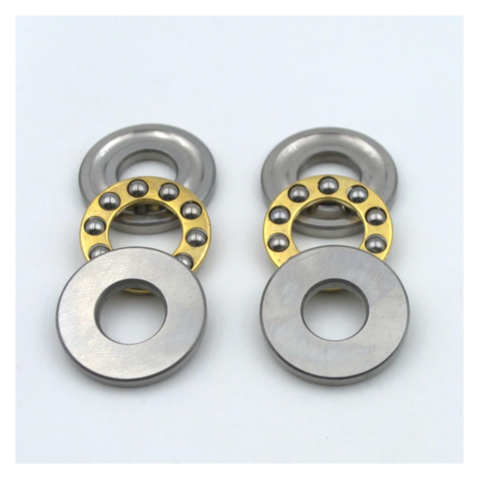 5 piezas F8-16M 8x16x5mm F8-16 rodamiento plano en miniatura 8 * 16 * 5mm rodamiento de bolas de empuje(F10-17M 10x17x5mm)