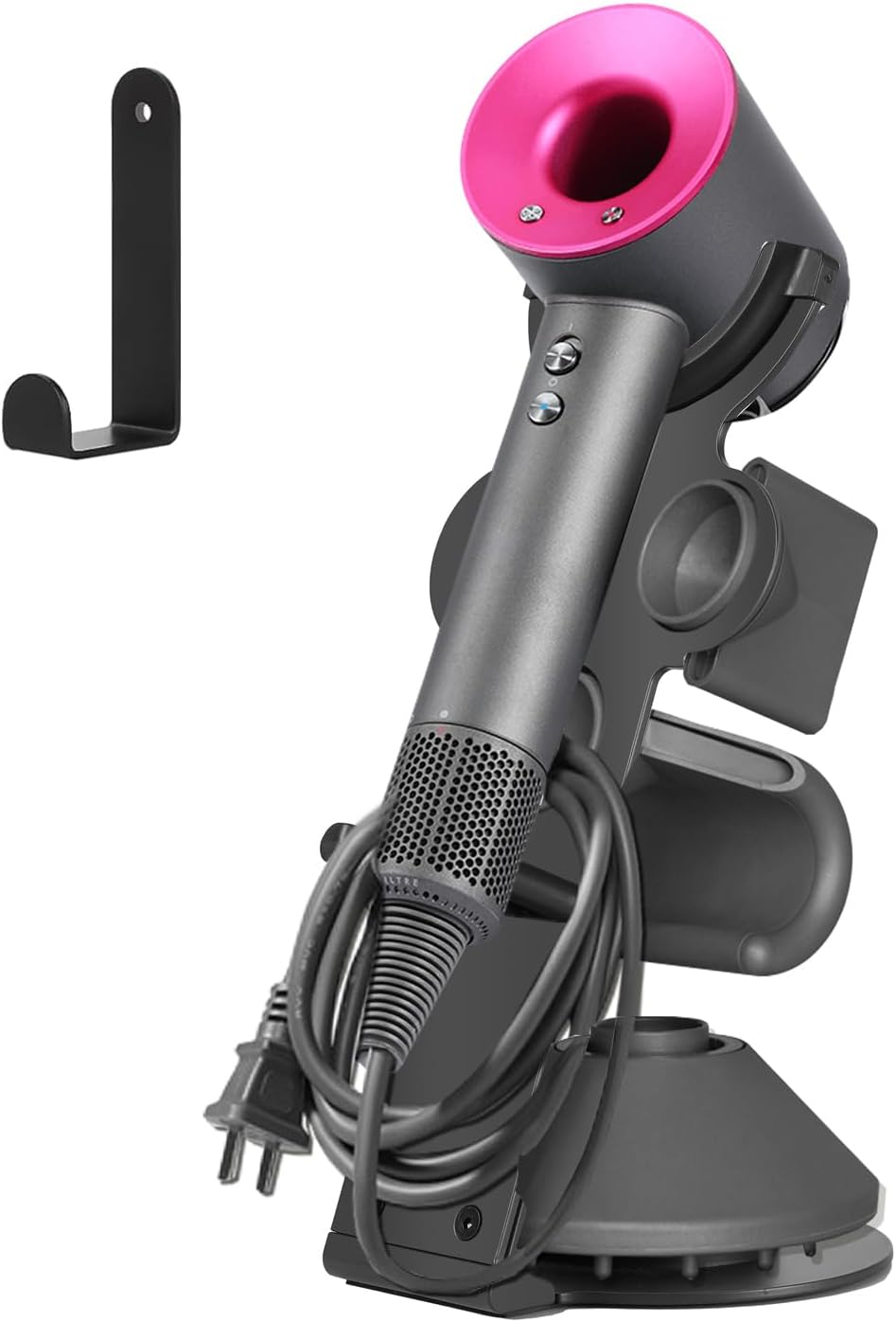 WIGERLON Hair Dryer Holder For Dyson,Dyson Hair Dryer Stand,Supersonic Attachments for Dyson,Dyson Hair Dryer Accessories,Dyson Blow Dryer Holder