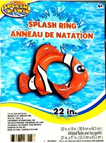 Splash N' Swim Ring 22" Clown Fish (Nemo)