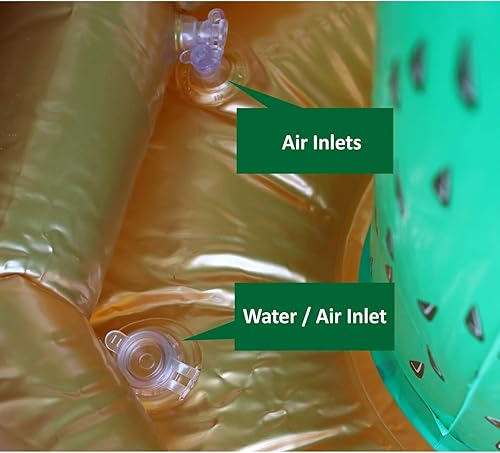 Miniatura 3 de GiftExpress Paquete de 2 decoraciones inflables de cactus de 36 pulgadas para decoraciones de fiesta temática mexicana, accesorio del Cinco de Mayo,