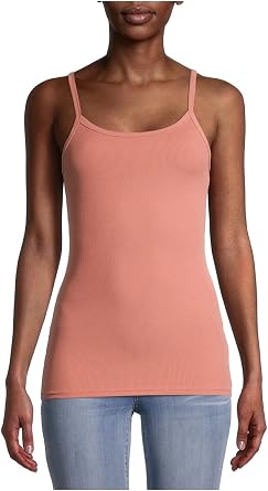 No Boundaries Juniors Terracotta Rib Cami - Small