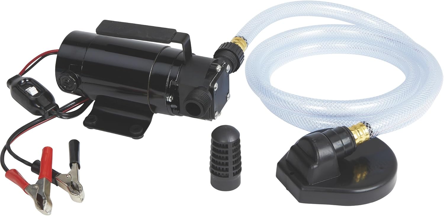 Ironton 12V Water Transfer Pump - 330 GPH, 1/10 HP, 3/4in. Ports