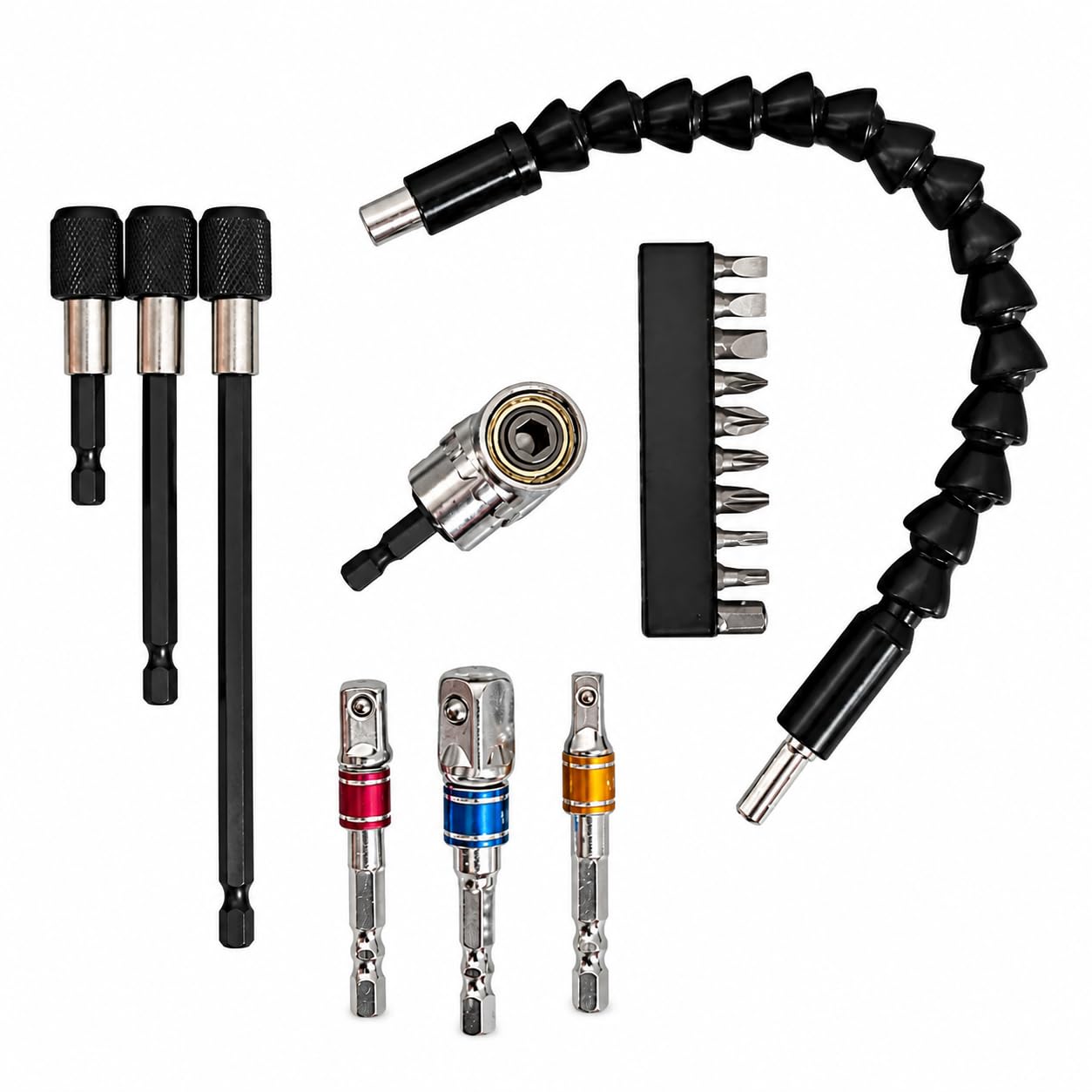 Elastyczne przedłużenie wiertła do DeWALT DCF850 2021-2026, adapter kątowy