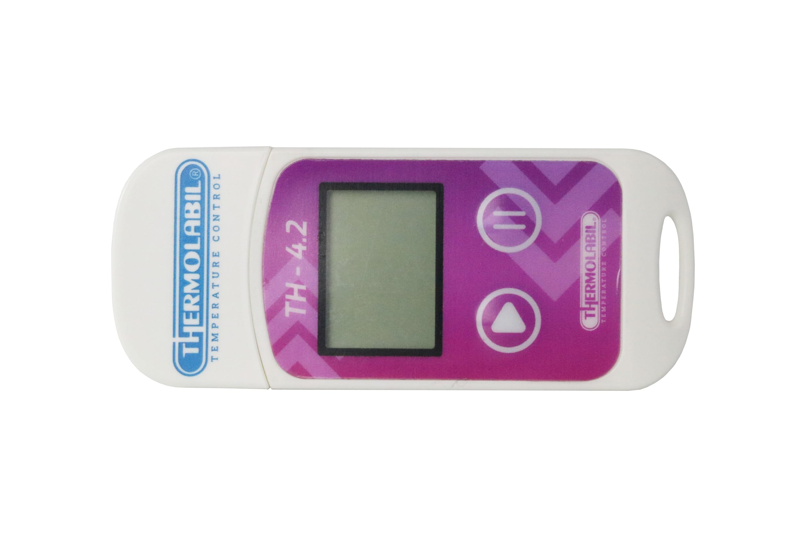 TH‑4.2 USB – Termómetro/Data Logger para Nevera (Medicamentos/Vacunas) – USB – LCD – 32.000 Registros – IP65 – EN‑12830, CE, RoHS – CR2032