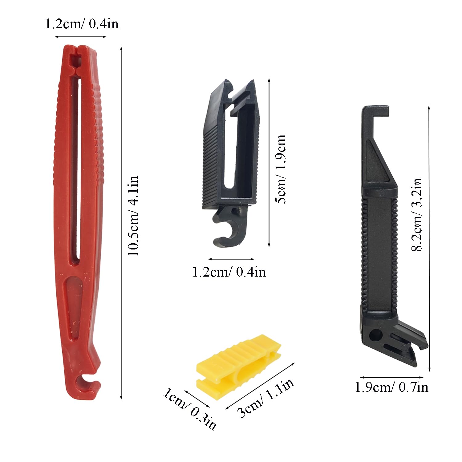 Estrattore di fusibili 16 pezzi 4 dimensioni - Pinze per rimuovere i fusibili dall'auto in plastica